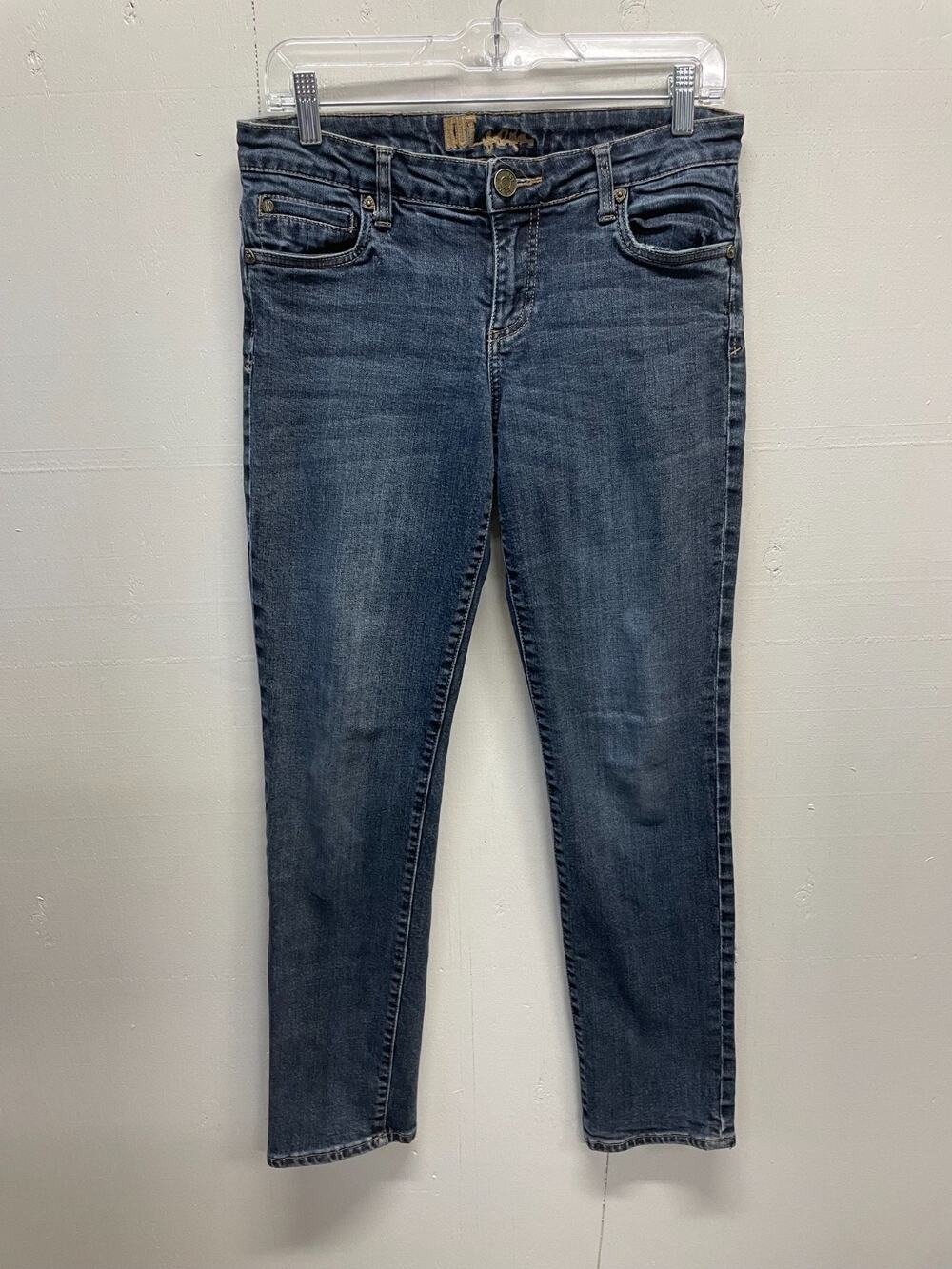 Kut From The Kloth Women's Jeans Size 6 Medium Wash Straight Leg Mid-Rise